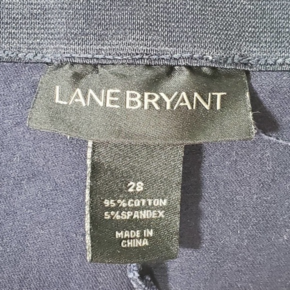Lane Bryant The Allie Cropped Slacks Navy Size 28 - Picture 7 of 11